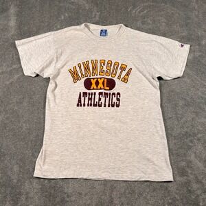 Champion Minnesota Athletics T-Shirt Mens XL Gray USA 90s Vintage Single Stitch